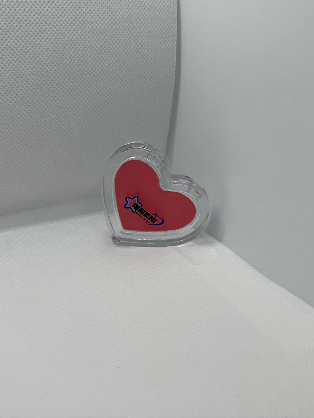 Heart-Shaped Pink Blush by ainerimakeupbrand